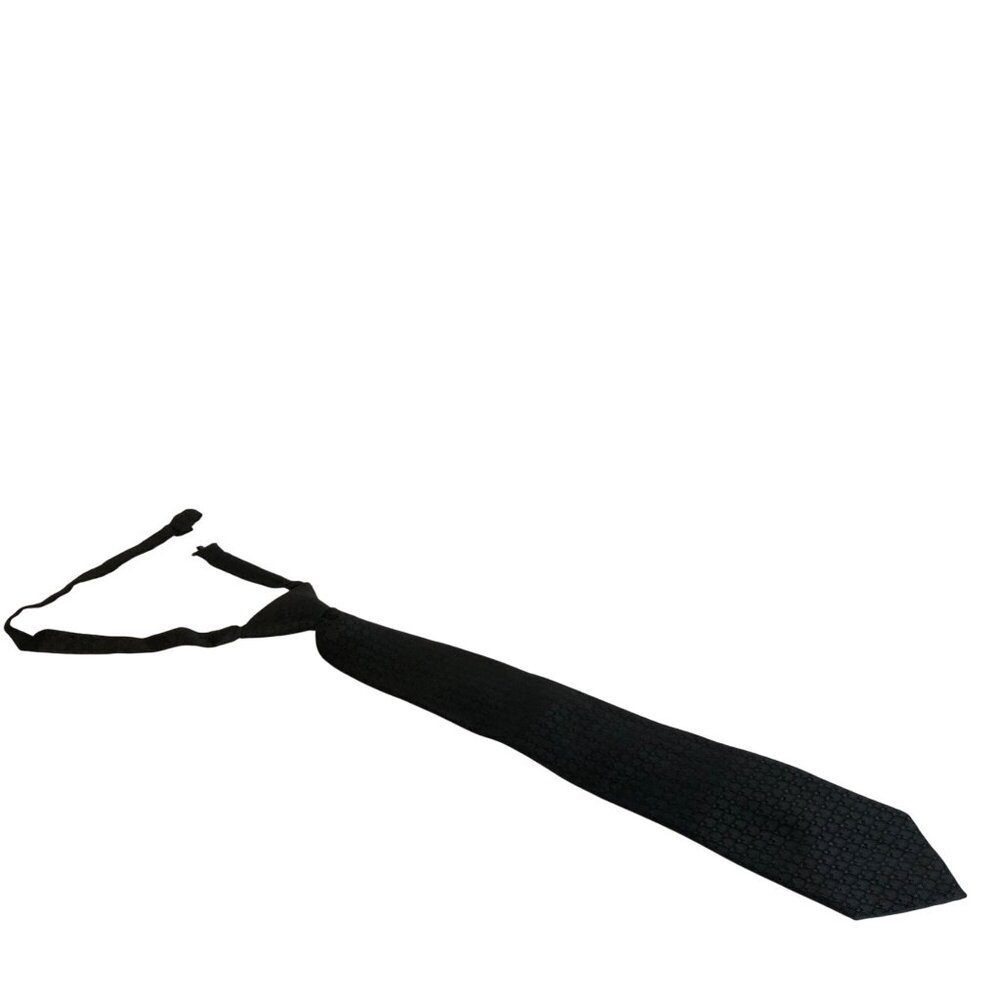 Neil Allyn Black Pre-tied Mens Necktie 19 inch Adjustable Office Work Formal